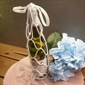 재사용 휴대용 와인 캐리어 선물용 실리콘 와인 캐리어 피크닉 보틀