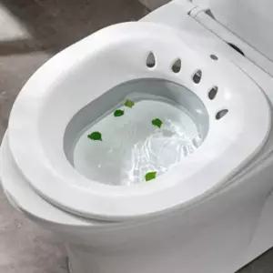 [콩심팥심]좌욕대야 변기거치 셀프좌욕 휴대용 온욕 대야 접이식