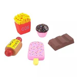 집콕놀이 말랑말랑 스낵모형 5종 사회성 상호작용놀이 상상놀이 조카선물 유치원