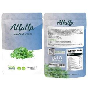 잎 2 알팔파 솔로 산 차 컷 말린 메디카고 제품