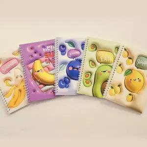 [에이치플러스몰]세트 노트 과일 5종 캐릭터
