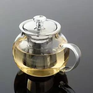 로하티 차우림 차망주전자 400ml 차포트 내열유리 차다기