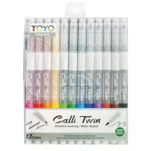 TBZ TOYO)캘리트윈펜(12색)
