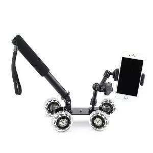 핸드폰 촬영용 그라운드 슬라이딩 레일 카 거치대 스탠드