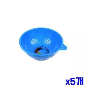 bns 플라스틱 컬러 욕실 바가지 22.5x32.5x8.5cm x5개