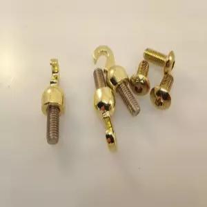 할아버지 시계 무게 셸 오픈 후크 세트 5mm 부품 3개 빈티지 가중 메커니즘 교체