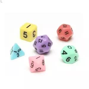 다면체 주사위 5인용 놀이 학습용 수학 보드게임 게임용 교구
