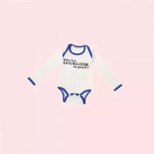 루크루크스튜디오 P0000BUV YOU LUUKLOOK SO GOOD 베이비 ONESIE GLOW 블루 4396612