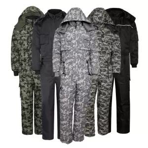 겨울배달 일체형방한복 작업복우주복 추천 스즈끼 정비 낚시 기모바지 점퍼 회사단체복