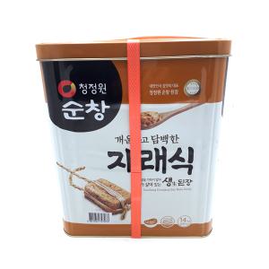 청정원 재래식 생된장 14kg (캔)