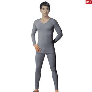 BYC 남자 순면 단색 베이직 내복 9부 상하세트 소매시보리