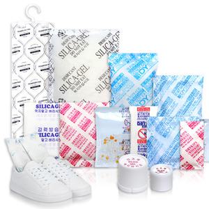 실리카겔 제습제 습기제거제 (식품용 옷장용 신발용 등 제품 다양)