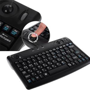 미니 유선 키보드 마우스 기능이 있는 트랙볼 키보드