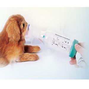 에어로졸 챔버 강아지 고양이 천식 호흡기 흡입기 치료기