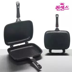 퀸센스 올비아 인덕션 IH 티타늄코팅 양면팬 대형 생선구이팬