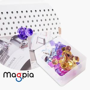 [문구티쳐] 체스형 자석홀더 고정용자석 대형27mm(10개입)  칠판자석