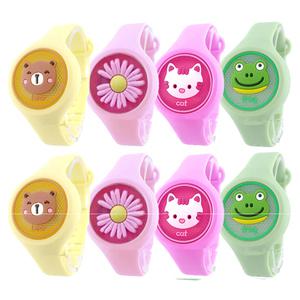 제이케이엔코리아 모기퇴치팔찌led 4개 세트 여아용, 2개