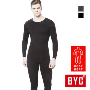 BYC 보디히트 심플남상하 남성용 발열내복 상하세트 DBS1004