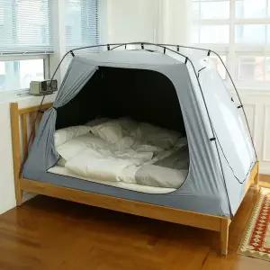 [셀링코리아]S 산들로 암막 95 보온 폴리 난방텐트 2인용 더블 SA-IT026 거실형 겨울 가족 실내텐트