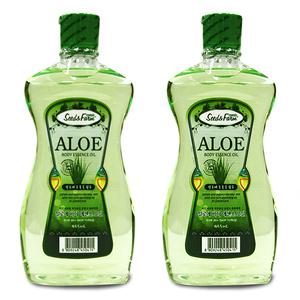 씨드앤팜 바디오일 바디보습 마사지 알로에 465g x 2개