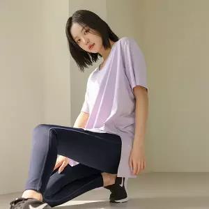 [제작] 제로핏 쿨에버 브이넥 롱 티셔츠 69900 빅사이즈 여성의류