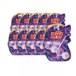 브레프 디럭스 걸이형 변기세정제, 미드나잇 부케 1p, 10개