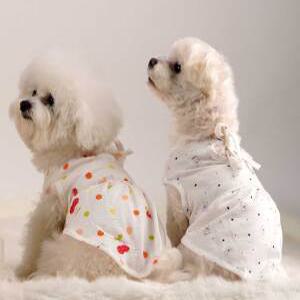 강아지옷 오가닉실내복 나시 30수 싱글