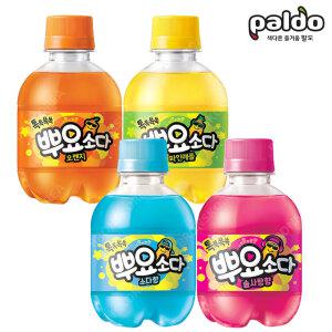 뿌요소다 음료수 245ml X 24펫/소다맛 오렌지 솜사탕 뽀로로음료