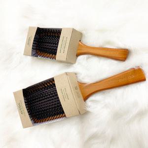 아베다 패들 브러쉬 우든 쿠션브러쉬 엉킴방지 두피마사지 빗