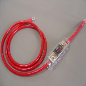 최고급4게이지 레드순동전원선 플러스직결선 (+)보강선 플러스접지/고급사각ANL블럭(ANL휴즈포함) 국산