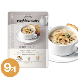 베키아에누보 머쉬룸 크림 스프 180g x 9개