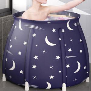 1인 원룸 항아리 튜브 접이식 욕조  이동식 반신욕 간이 가정용 욕조 사우나