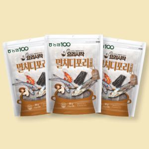 농협 멸치디포리 국물팩 6입x3개 국산 표고버섯 건새우 다시마 해물다시팩 육수팩
