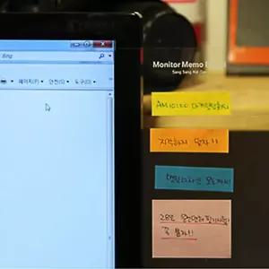 보드판 아크릴 붙이는 모니터 메모 포스트잇 종류택1