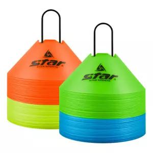 접시콘 40개 세트 트레이닝 콘 축구 연습 훈련용품 고깔콘 드리블