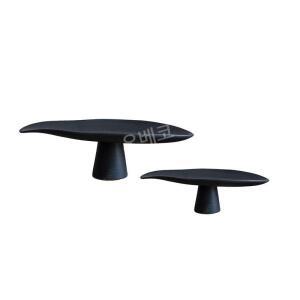 유럽풍장식트레이 세라믹 심플 31cm 보관 과일 접시 화이트 블랙