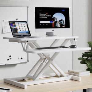 아우스 높이조절 스탠딩 책상 스탠워크 거치형 모션데스크 스탠딩 컴퓨터 책상높이 유압식 높낮이조절 스탠워크