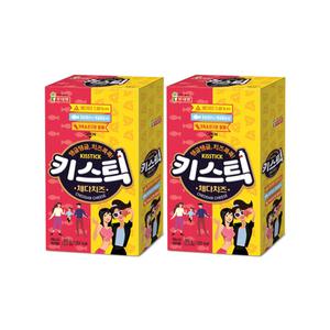 롯데 키스틱 체다치즈 550g(55gX10개입) 2곽 기획 간식 소시지