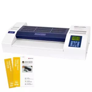 [현대오피스] A3 코팅기 PL-560PRO +코팅지100매 프리미엄 6롤러 사무용 코팅기 과열방지 냉각팬장착