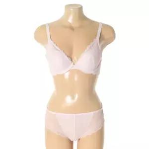 [롯데백화점]엘르이너웨어 여성 그레이스 페미닌 레이스  브라햄팬티세트(EDWBR311EDWBP311PK)