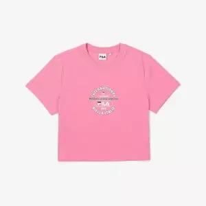 [롯데백화점]휠라 라이프 크롭 반팔티 (FS2RSF2153F_PIK)