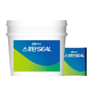 우레탄실란트 옥상 방수 크랙 균열 보수 KCC 스포탄SEAL 녹색 12KG