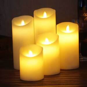 움직이는 흔들리는 LED 전자 트리 초 흔들리는 양초 꺼지지않는 파라핀 촛불 감성 무드등 교회