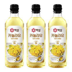 백설 카놀라유 900ml X 3개입