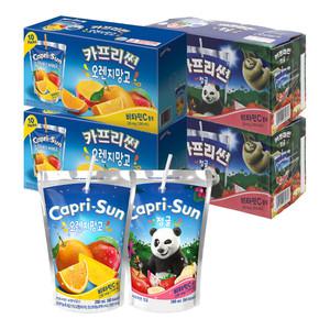 카프리썬 200ml 혼합 40팩 (오렌지망고+정글 각 20팩)