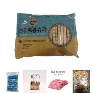 (100T) 백설 스틱설탕/설탕/스틱/커피/카페/스틱형/업소용/1회용/일회용/업소/슈거/슈가/휴대/휴대용