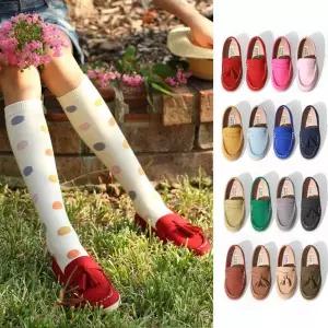 아동로퍼 학생화 아이돌 키즈 초등 통굽 테슬 구두 160-240