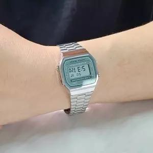 카시오 A168WA-3ADF 레트로 빈티지 전자 메탈 디지털 시계