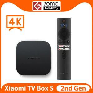 셋톱 박스 글로벌 버전 샤오미 미 TV S 구글 어시스턴트 스마트 돌비 비전 HDR10 2 세대 4K 울트라 HD BT5 2GB 8GB