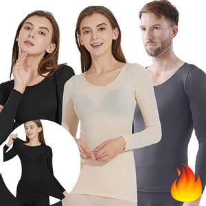 경량 스판 내의 세트 여성 남성 겨울 방한 얇은 기능성 동내의 성인 남자 여자 발열 내복